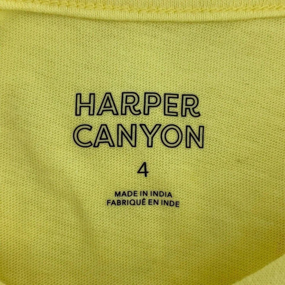 Harper Canyon Girls Save The Flowers Floral Ruffle Sleeve Cute TShirt Size 4 NWT - Picture 5 of 10